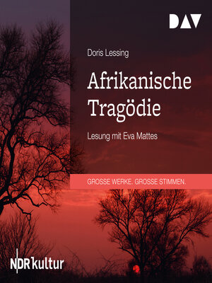 cover image of Afrikanische Tragödie (Gekürzt)